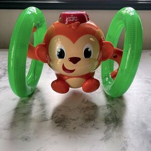 Moving spinning monkey